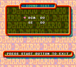 Tetris & Dr Mario Dr. Mario SOUND TEST.png