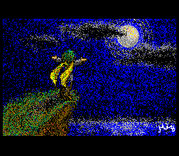 Starry, starry night. Paint your pixels blue and grey.